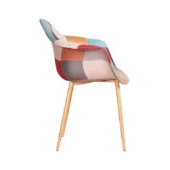 Fauteuil Oraz Patchwork Rouge 4 Fauteuil Oraz Patchwork Rouge -ATMOSPHERA Soldes Boutique fauteuil oraz patchwork rouge 1