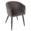 Fauteuil Séjour Marlo Gris Atmosphera -ATMOSPHERA Soldes Boutique fauteuil sejour marlo gris atmosphera