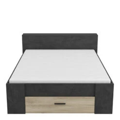 Demeyere Lit 140x190 Cm Pocket Naturel Et Noir -ATMOSPHERA Soldes Boutique lit 140x190 cm pocket naturel et noir 3