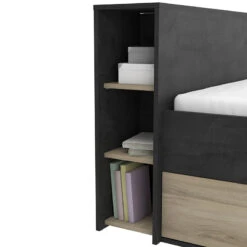 Demeyere Lit 140x190 Cm Pocket Naturel Et Noir -ATMOSPHERA Soldes Boutique lit 140x190 cm pocket naturel et noir 5