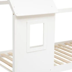 Lit Cabane Enfant Pin Blanc 90x190 Atmosphera -ATMOSPHERA Soldes Boutique lit cabane enfant pin blanc 90x190 atmosphera 1 4