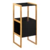 Meuble Bas 1 Porte Noir Natureo 5Five -ATMOSPHERA Soldes Boutique meuble bas 1 porte noir natureo 5five