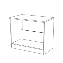 Demeyere Meuble Bas Blanc Sous évier 100 Cm Mammy -ATMOSPHERA Soldes Boutique meuble bas blanc sous evier 100 cm mammy 2