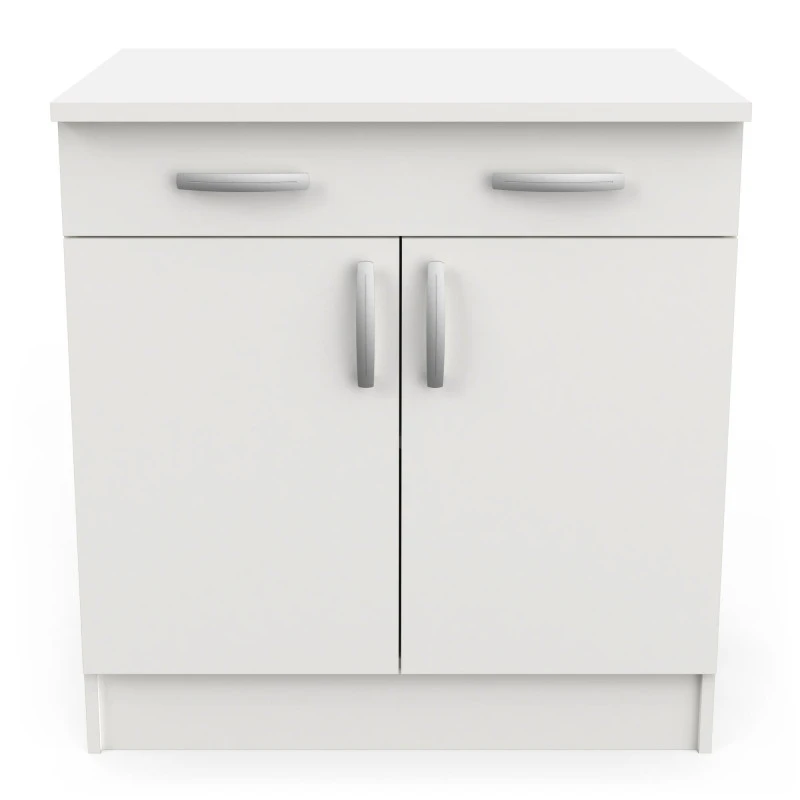 Demeyere Meuble Bas De Cuisine Blanc 2 Portes Mammy 2 Demeyere Meuble Bas De Cuisine Blanc 2 Portes Mammy – Image 2