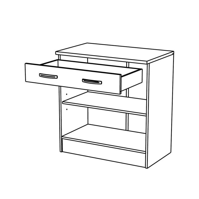 Demeyere Meuble Bas De Cuisine Blanc 2 Portes Mammy 4 Demeyere Meuble Bas De Cuisine Blanc 2 Portes Mammy – Image 4