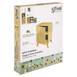 Meuble De Salle De Bain 1 Porte Bath'n Modul 5Five -ATMOSPHERA Soldes Boutique meuble de salle de bain 1 porte bath n modul 5five 1 2