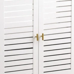 Meuble Sous Lavabo 2 Portes Blanc Lux -ATMOSPHERA Soldes Boutique meuble sous lavabo 2 portes blanc lux 1