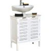 Meuble Sous Lavabo Blanc Miami -ATMOSPHERA Soldes Boutique meuble sous lavabo blanc miami