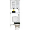 Meuble WC Miami 1 Tablette Blanc 4 Meuble WC Miami 1 Tablette Blanc -ATMOSPHERA Soldes Boutique meuble wc 1 tablette blanc