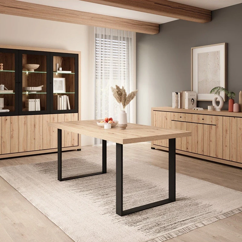 Table à Manger 180 Cm Pieds Métal Eden 2 Table à Manger 180 Cm Pieds Métal Eden – Image 2