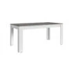 Table à Manger 180cm Blanc Et Gris Béton Gent -ATMOSPHERA Soldes Boutique table a manger 180cm blanc et gris beton gent