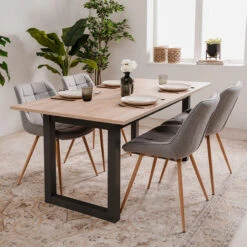 Devant -ATMOSPHERA Soldes Boutique table a manger extensible 160200 cm 1