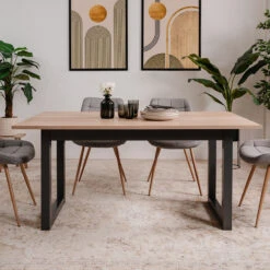 Table à Manger Extensible 160/200 Cm 17 Table à Manger Extensible 160/200 Cm -ATMOSPHERA Soldes Boutique table a manger extensible 160200 cm 7