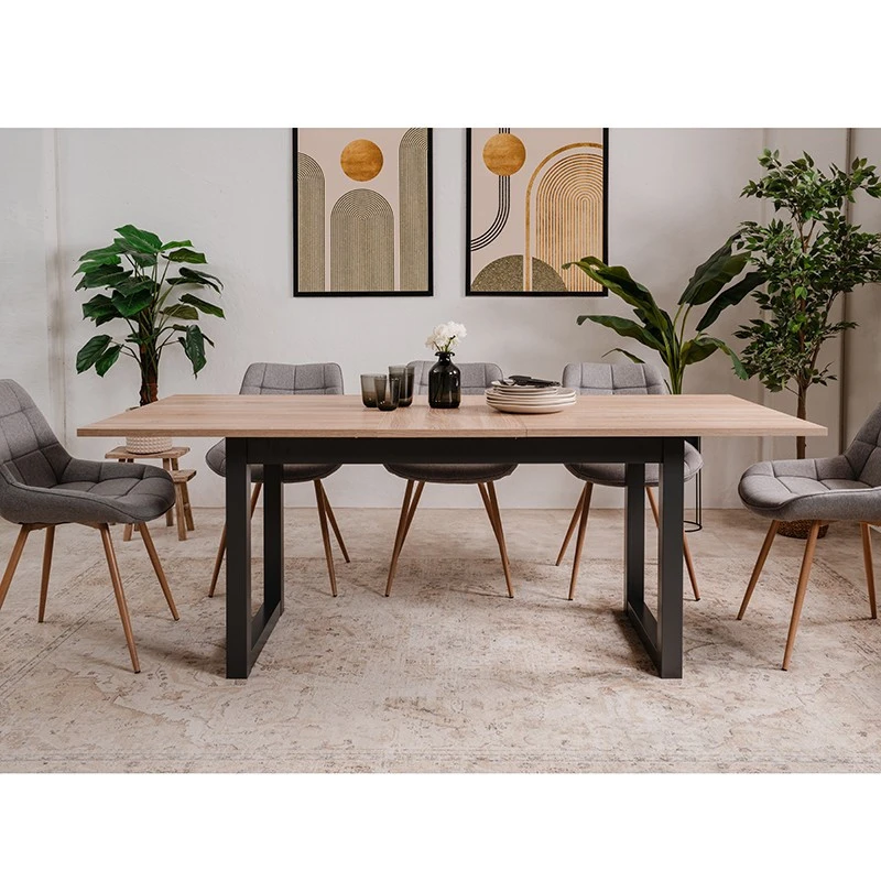 Table à Manger Extensible 160/200 Cm 9 Table à Manger Extensible 160/200 Cm – Image 9