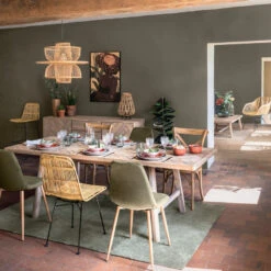 Devant -ATMOSPHERA Soldes Boutique table a manger extensible bois d acacia aeris atmosphera 1 1