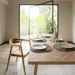 Table à Manger Extensible Bois D'acacia Aeris Atmosphera -ATMOSPHERA Soldes Boutique table a manger extensible bois d acacia aeris atmosphera 1 5
