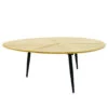Table Basse Ovale Miller Pieds Métal -ATMOSPHERA Soldes Boutique table basse ovale miller pieds metal