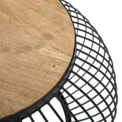 Table Basse X2 Métal Et Bois De Manguier Esther Atmosphera 10 Table Basse X2 Métal Et Bois De Manguier Esther Atmosphera -ATMOSPHERA Soldes Boutique table basse x2 en metal et bois de manguier atmosphera 2