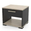 Demeyere Table De Chevet Izzy 1 Tiroir Noir Et Bois -ATMOSPHERA Soldes Boutique table de chevet izzy 1 tiroir noir et bois