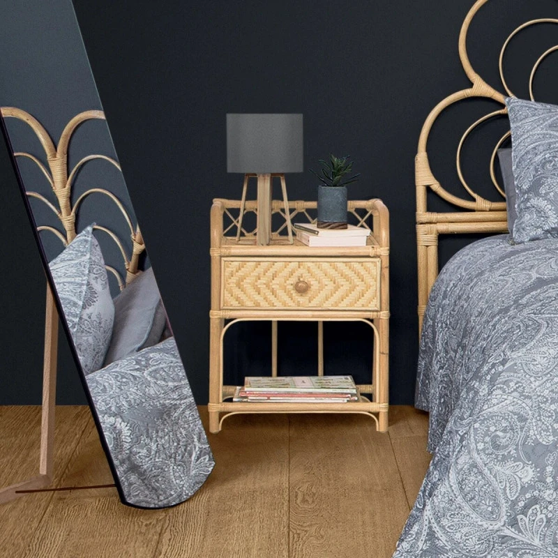 ATMOSPHERA Table De Chevet Rotin Aoni Atmopshera 2 ATMOSPHERA Table De Chevet Rotin Aoni Atmopshera – Image 2