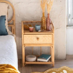 ATMOSPHERA Table De Chevet Rotin Aoni Atmopshera 13 ATMOSPHERA Table De Chevet Rotin Aoni Atmopshera -ATMOSPHERA Soldes Boutique table de chevet rotin aoni atmopshera 6