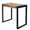 Table Haute Métal Et Bois De Manguier 11 Table Haute Métal Et Bois De Manguier -ATMOSPHERA Soldes Boutique table haute metal et bois de manguier