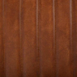 Tabouret De Bar En Cuir Marron Dario Atmosphera -ATMOSPHERA Soldes Boutique tabouret bar cuir marron dario atmosphera 3