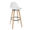 Tabouret Bar Maxon Simili Blanc Atmosphera -ATMOSPHERA Soldes Boutique tabouret bar maxon simili blanc atmosphera