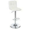 Tabouret De Bar Avec Dossier Blanc Delek Atmosphera -ATMOSPHERA Soldes Boutique tabouret de bar avec dossier blanc delek lot de 2