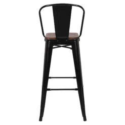 Tabouret De Bar Oscar Orme Antique Et Noir -ATMOSPHERA Soldes Boutique tabouret de bar victoria orme antique et noir 3