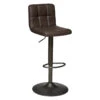 Tabouret De Bar Vintage Delek Ajustable Brun Atmosphera 8 Tabouret De Bar Vintage Delek Ajustable Brun Atmosphera -ATMOSPHERA Soldes Boutique tabouret de bar vintage delek ajustable brun atmosphera