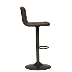 Tabouret De Bar Vintage Delek Ajustable Brun Atmosphera -ATMOSPHERA Soldes Boutique tabouret de bar vintage delek ajustable brun atmosphera 2