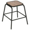Tabouret Edena Bois Métal Atmosphera -ATMOSPHERA Soldes Boutique tabouret edena bois metal atmosphera