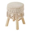 Tabouret Macramé Atmosphera 4 Tabouret Macramé Atmosphera -ATMOSPHERA Soldes Boutique tabouret macrame atmosphera