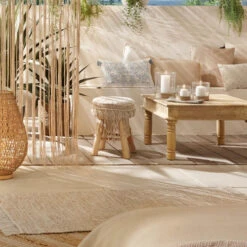 Tabouret Macramé Atmosphera -ATMOSPHERA Soldes Boutique tabouret macrame atmosphera 2