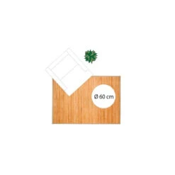 Tapis Latte Bambou 120x170cm Naturel Atmosphera -ATMOSPHERA Soldes Boutique tapis latte bambou 120x170cm naturel 2