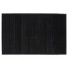 Tapis Latte Bambou 120x170cm Noir Atmosphera