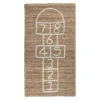 Tapis Marelle Jute 80x150 Cm Atmosphera -ATMOSPHERA Soldes Boutique tapis marelle jute 80x150 cm atmosphera