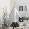 Tipi Pour Enfant Coloris Gris Atmosphera -ATMOSPHERA Soldes Boutique tipi pour enfant coloris gris