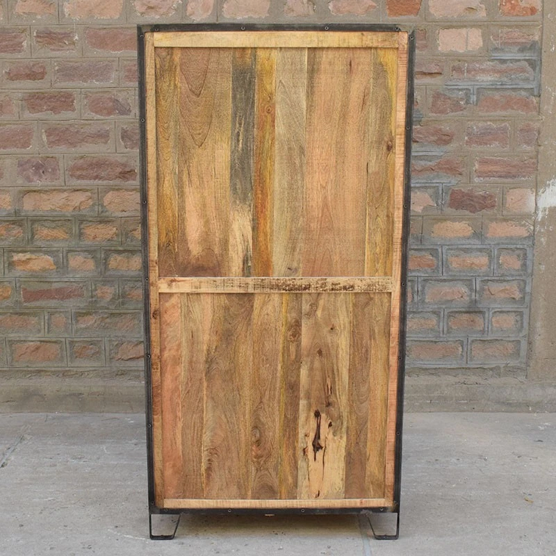 Vitrine 2 Portes 4 Niveaux Manguier 3 Vitrine 2 Portes 4 Niveaux Manguier – Image 3