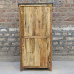 Vitrine 2 Portes Bois De Manguier Et Métal 13 Vitrine 2 Portes Bois De Manguier Et Métal -ATMOSPHERA Soldes Boutique vitrine 2 portes bois de manguier et metal 1 6