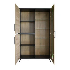 Vitrine 3 Portes Avec LED Wiva -ATMOSPHERA Soldes Boutique vitrine 3 portes avec led wiva 2