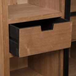 Vitrine Porte Coulissante Danik 2 Tiroirs Atmosphera 12 Vitrine Porte Coulissante Danik 2 Tiroirs Atmosphera -ATMOSPHERA Soldes Boutique vitrine porte coulissante danik 2 tiroirs atmosphera 4